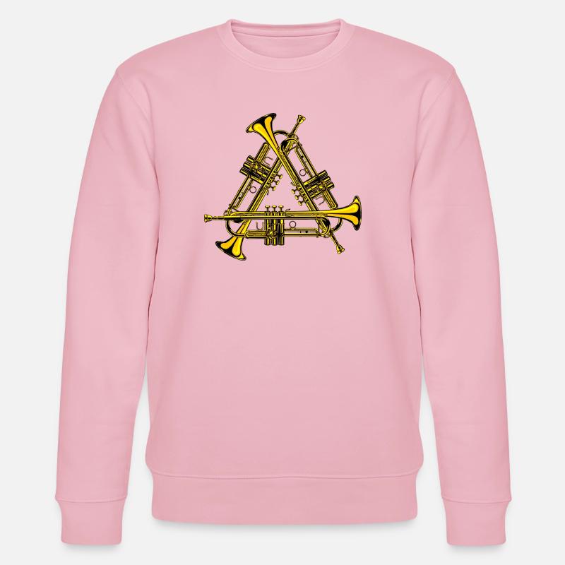 Conception du trio de trompettes - Sweat bio CHANGER Stanley/Stella Unisexe - rose pâle