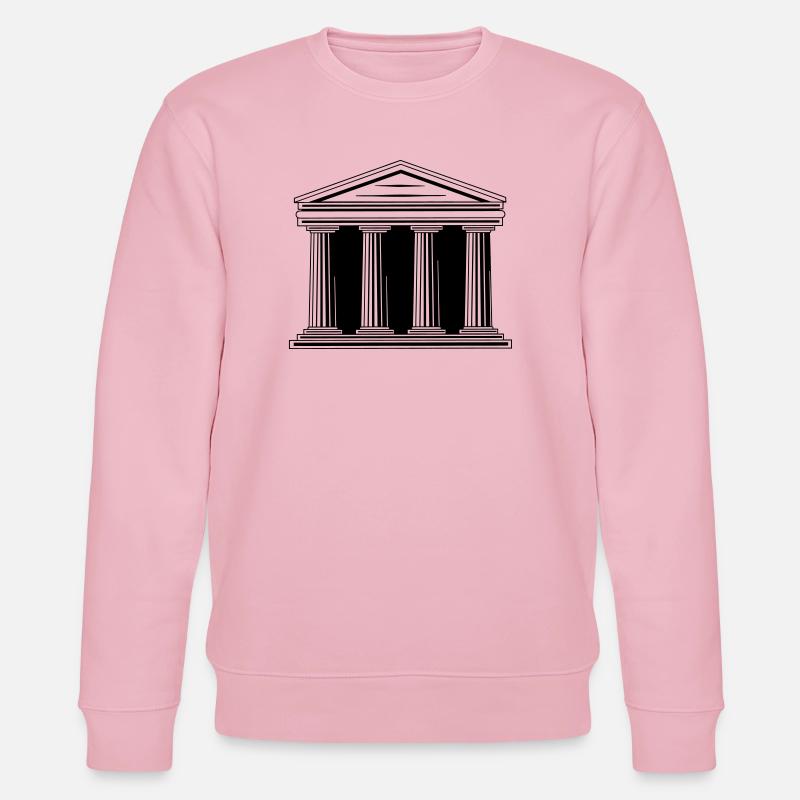 Logo des Gerichtsgebäudes - Stanley/Stella Unisex Bio-Sweatshirt CHANGER  - Hellrosa