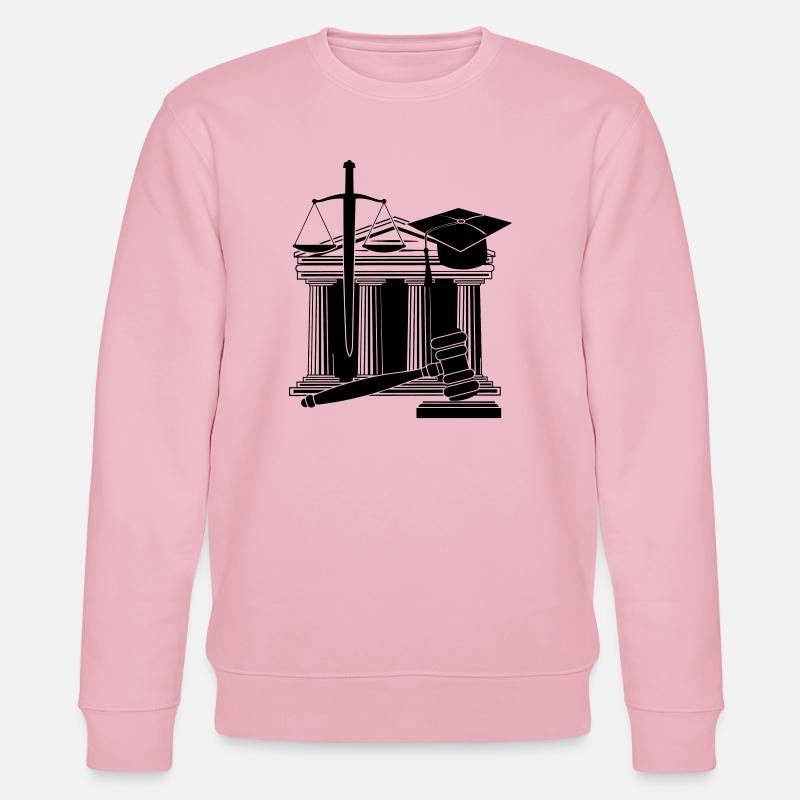 Logo de la Cour - Sweat bio CHANGER Stanley/Stella Unisexe - rose pâle