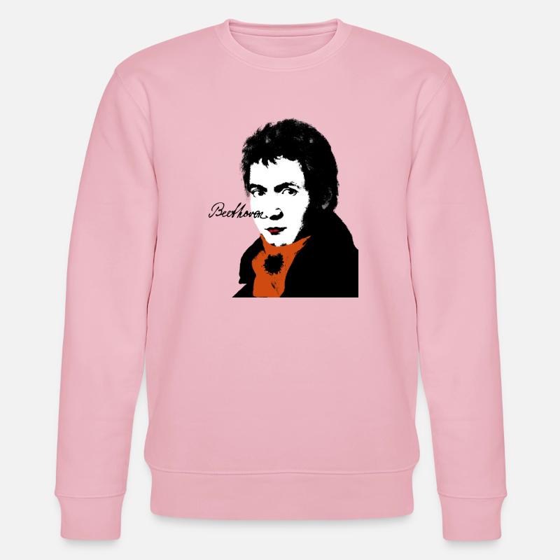 Beethoven - Stanley/Stella Unisex Bio-Sweatshirt CHANGER  - Hellrosa