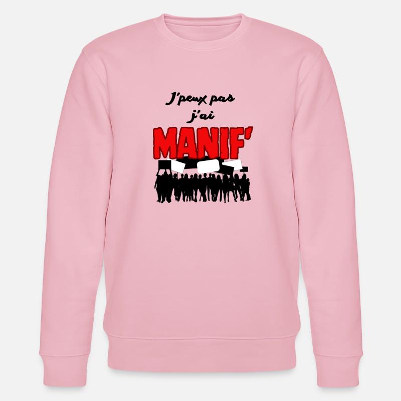 Manif - Sweat bio CHANGER Stanley/Stella Unisexe - rose pâle