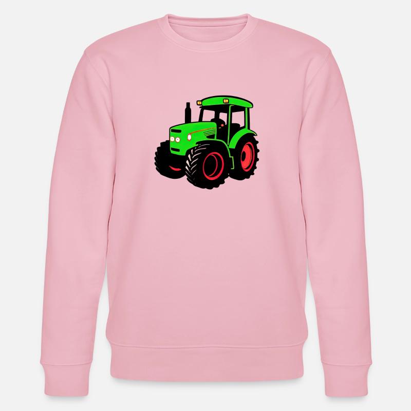 Traktor - Stanley/Stella Unisex Bio-Sweatshirt CHANGER  - Hellrosa