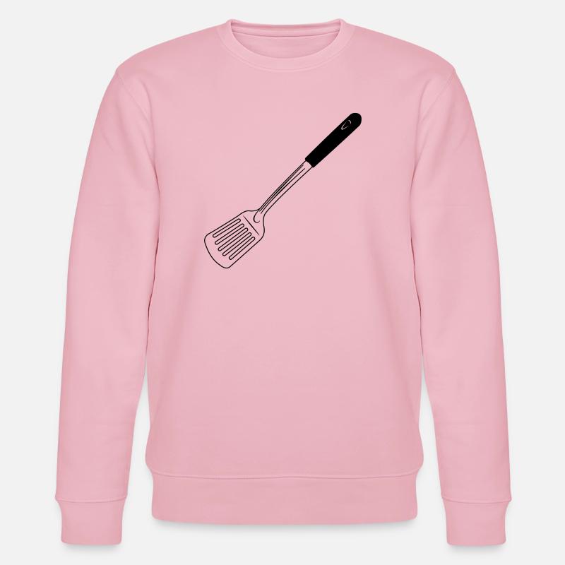 Kitchen utensils baking shovel - Stanley/Stella CHANGER Unisex Organic Sweatshirt - cotton pink