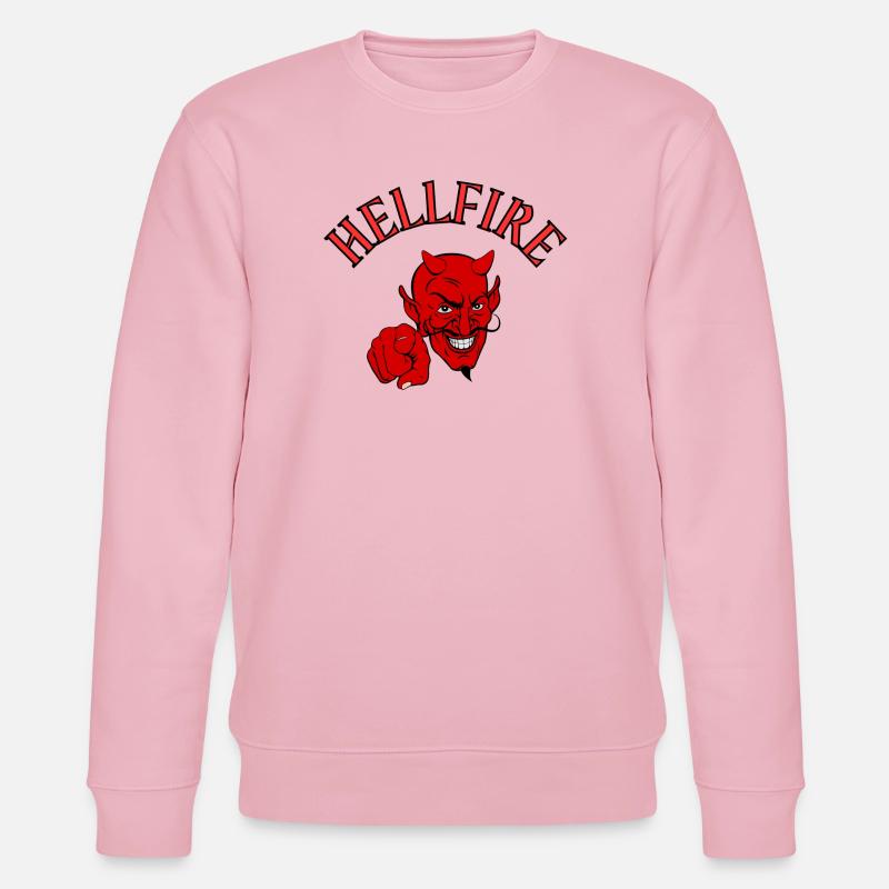 diable, satan, diable, hellfire - Sweat bio CHANGER Stanley/Stella Unisexe - rose pâle