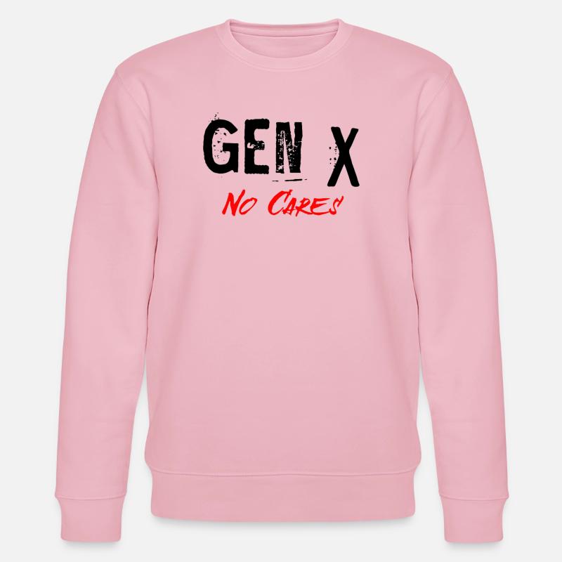 Génération X - Sweat bio CHANGER Stanley/Stella Unisexe - rose pâle