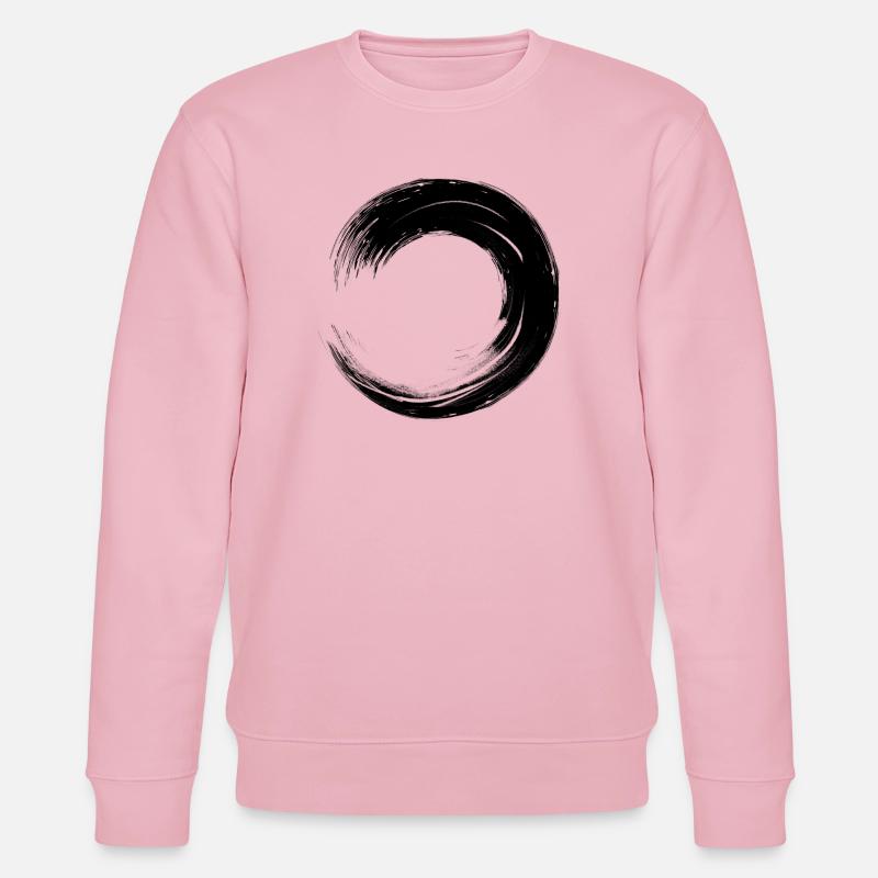 Circle Circles - Stanley/Stella CHANGER Unisex Organic Sweatshirt - cotton pink
