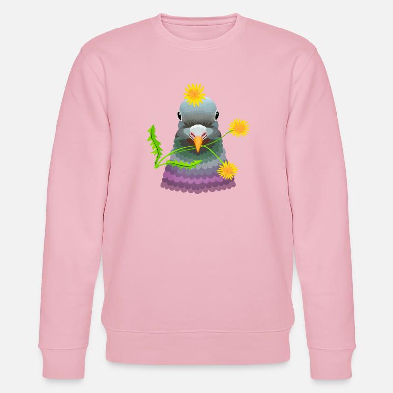 pigeon pssenlit - Sweat bio CHANGER Stanley/Stella Unisexe - rose pâle