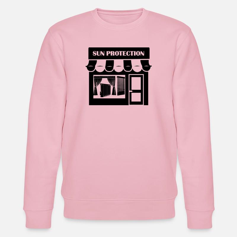 Jalousien Vorhänge 31 - Stanley/Stella Unisex Bio-Sweatshirt CHANGER - Hellrosa