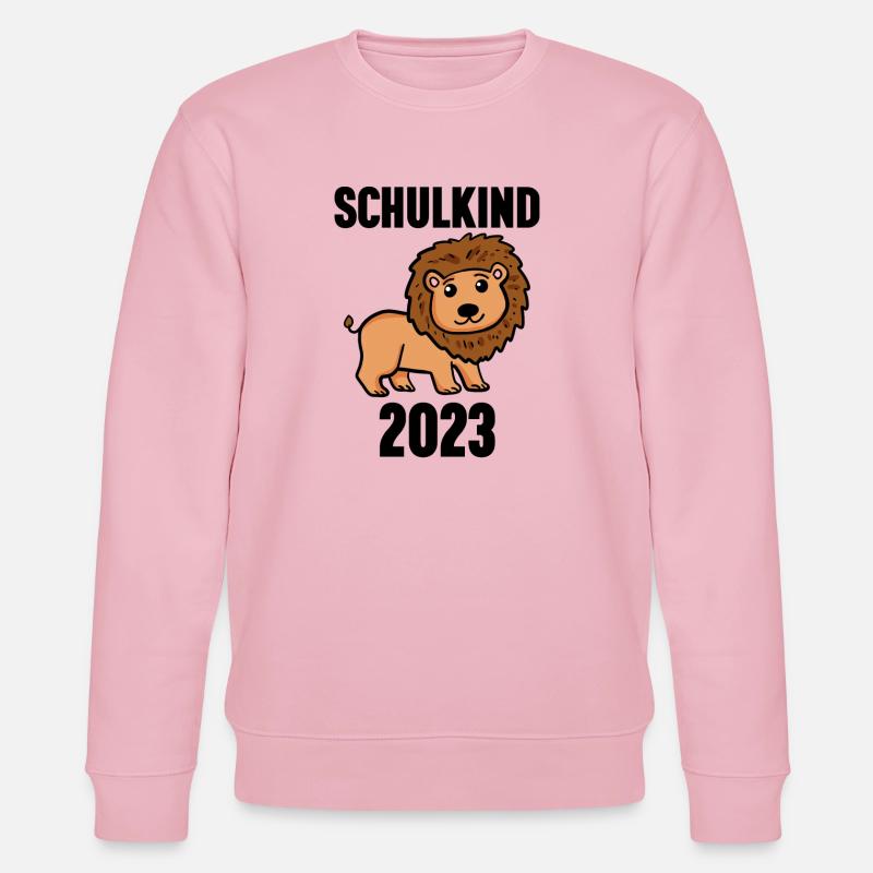 Schuldkind Einschulung 2023 - Stanley/Stella Unisex Bio-Sweatshirt CHANGER  - Hellrosa