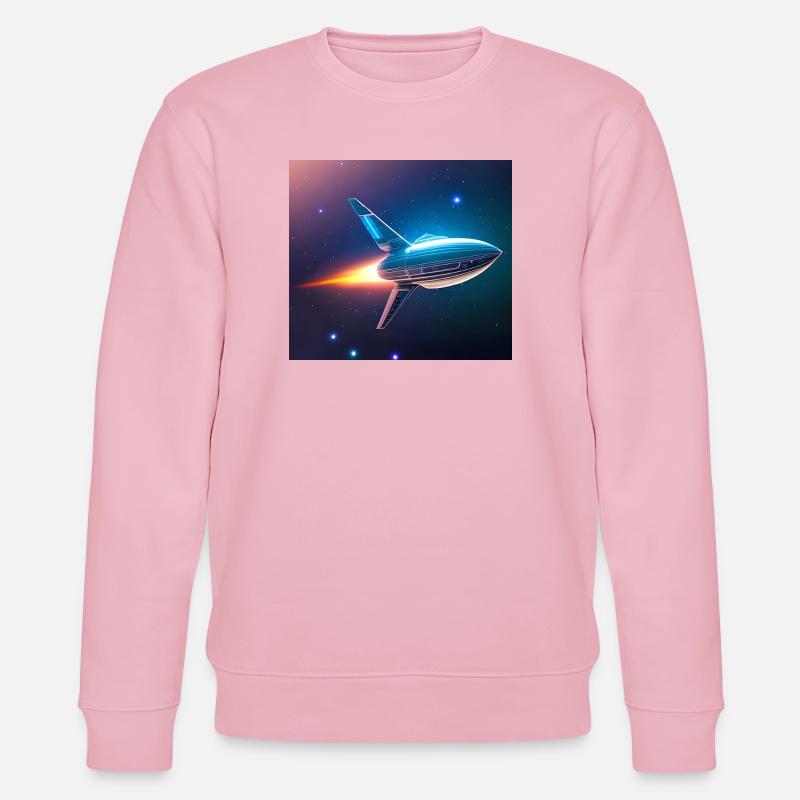 Raketenflug - Stanley/Stella Unisex Bio-Sweatshirt CHANGER  - Hellrosa