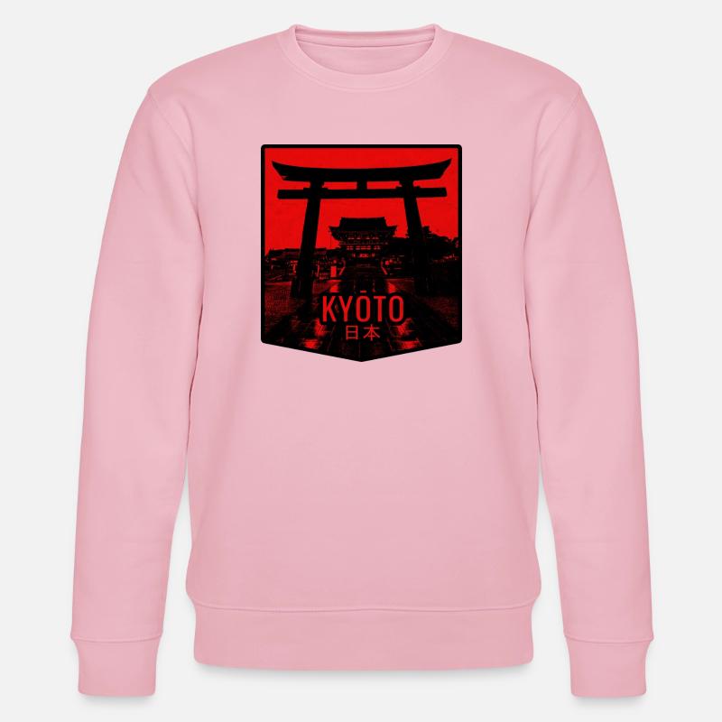 Torii de Kyoto en pourpre - Sweat bio CHANGER Stanley/Stella Unisexe - rose pâle