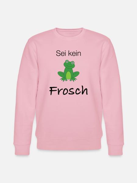 Sei kein Frosch - Stanley/Stella Unisex Bio-Sweatshirt CHANGER  - Hellrosa