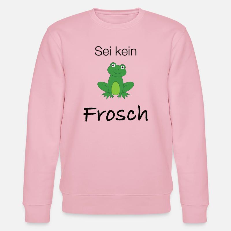 Sei kein Frosch - Stanley/Stella Unisex Bio-Sweatshirt CHANGER  - Hellrosa