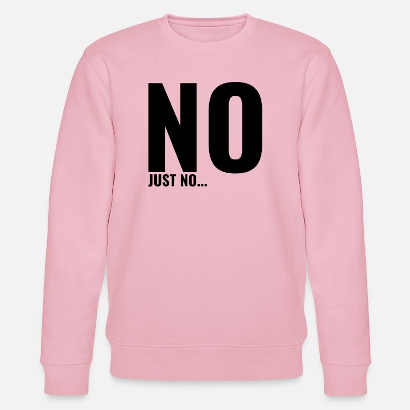 Nein, einfach nein - Stanley/Stella Unisex Bio-Sweatshirt CHANGER  - Hellrosa