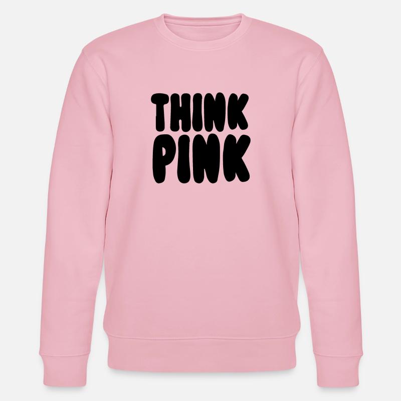 Think Pink - Stanley/Stella Unisex Bio-Sweatshirt CHANGER  - Hellrosa