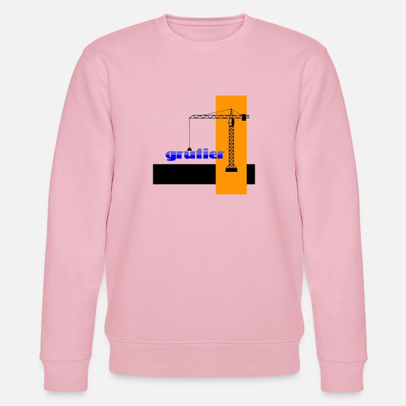 Kranfahrer - Stanley/Stella Unisex Bio-Sweatshirt CHANGER  - Hellrosa