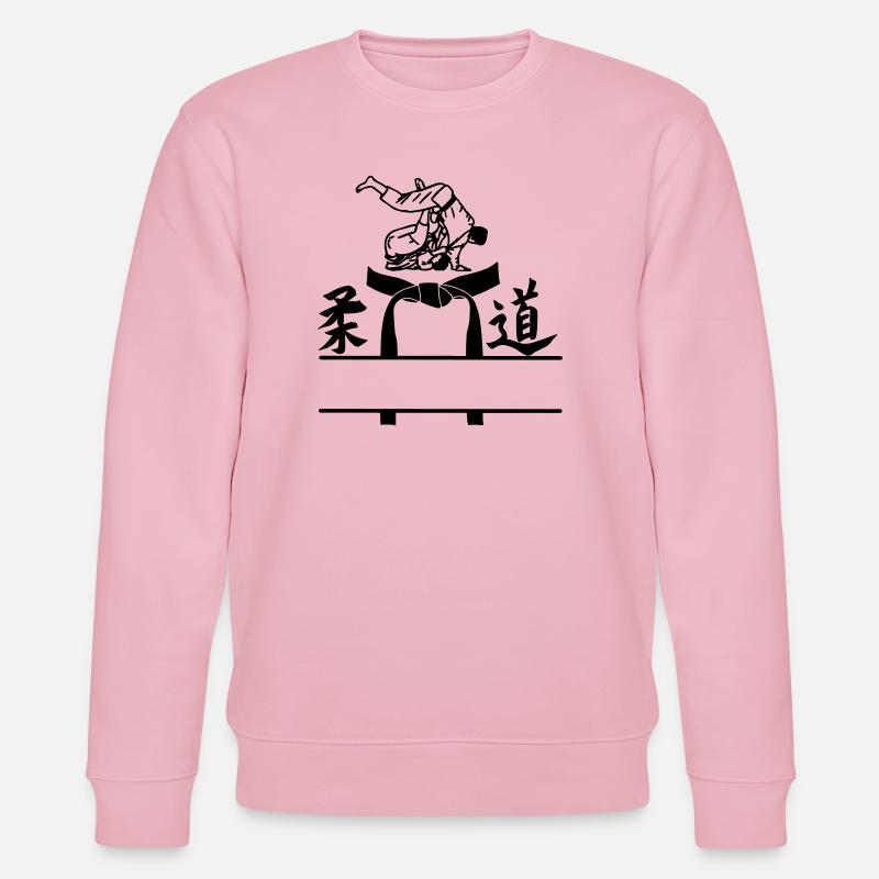 OBI Band Judo - Stanley/Stella Unisex Bio-Sweatshirt CHANGER - Hellrosa