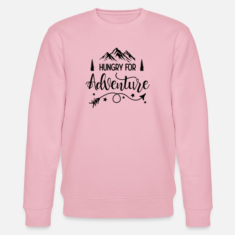 Faim d’aventure - Sweat bio CHANGER Stanley/Stella Unisexe - rose pâle