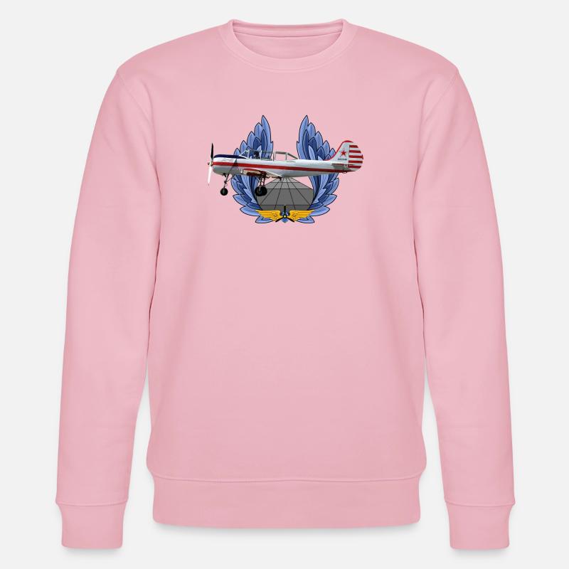 Yak-52 - Stanley/Stella Unisex Bio-Sweatshirt CHANGER  - Hellrosa