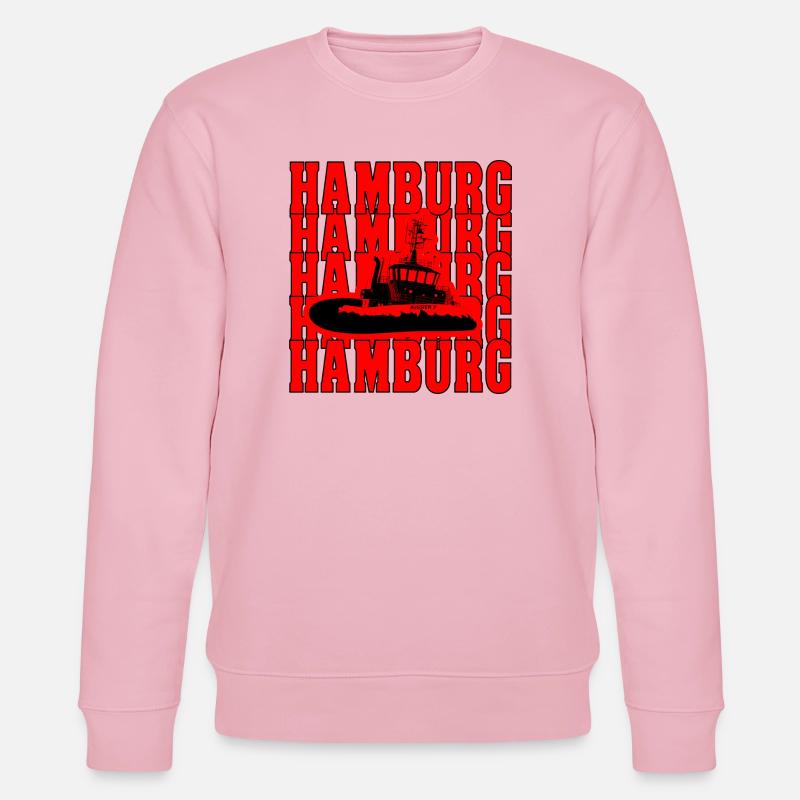 Hambourg Bugsier 7 - Sweat bio CHANGER Stanley/Stella Unisexe - rose pâle