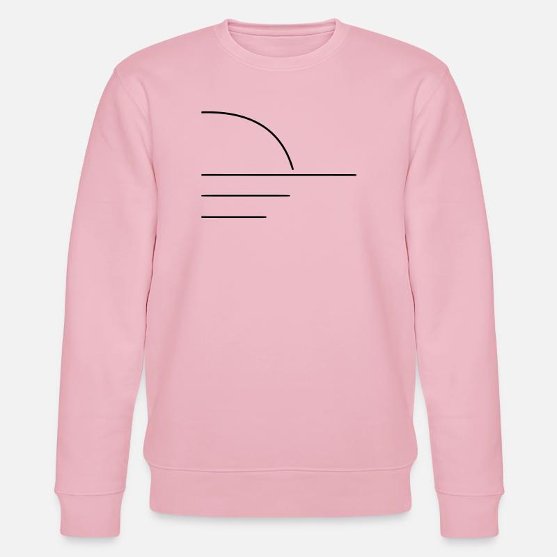 Sonne - Stanley/Stella Unisex Bio-Sweatshirt CHANGER  - Hellrosa