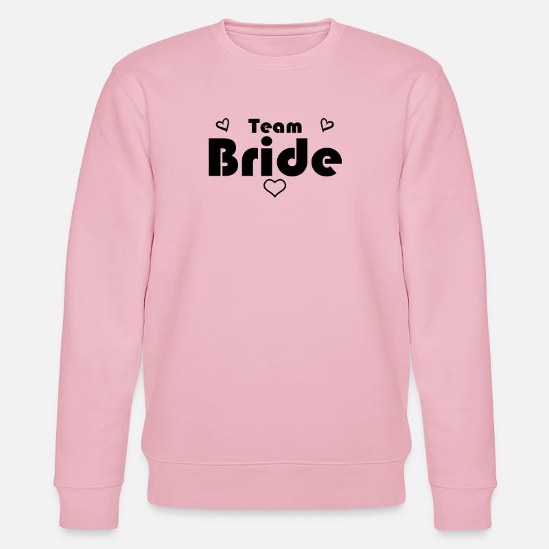 Team Bride - Stanley/Stella Unisex Bio-Sweatshirt CHANGER  - Hellrosa