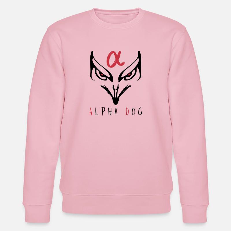 Alpha Night Silhouette - Stanley/Stella Unisex Bio-Sweatshirt CHANGER  - Hellrosa