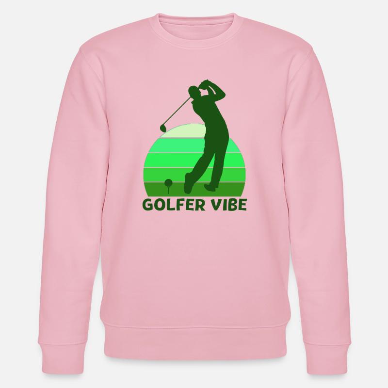 Golf, Golfer, Golfer Vibe - Stanley/Stella Unisex Bio-Sweatshirt CHANGER  - Hellrosa