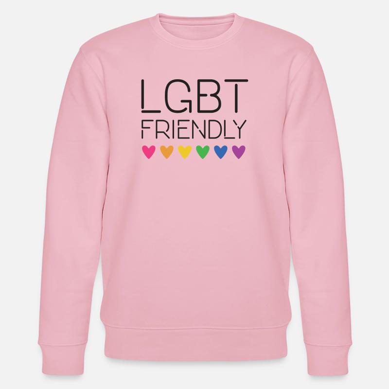 LGBT-freundlich - Stanley/Stella Unisex Bio-Sweatshirt CHANGER  - Hellrosa