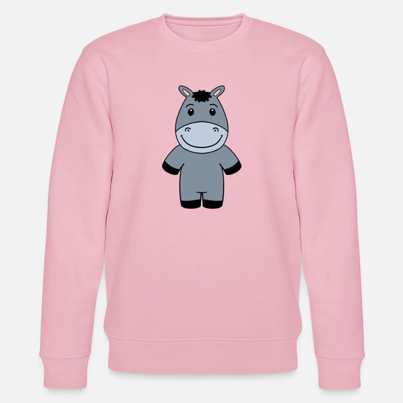 Âne - Sweat bio CHANGER Stanley/Stella Unisexe - rose pâle