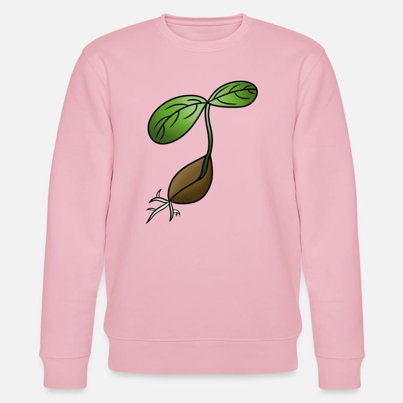 Keimung! Von Pousse2Bamboo ! - Stanley/Stella Unisex Bio-Sweatshirt CHANGER  - Hellrosa