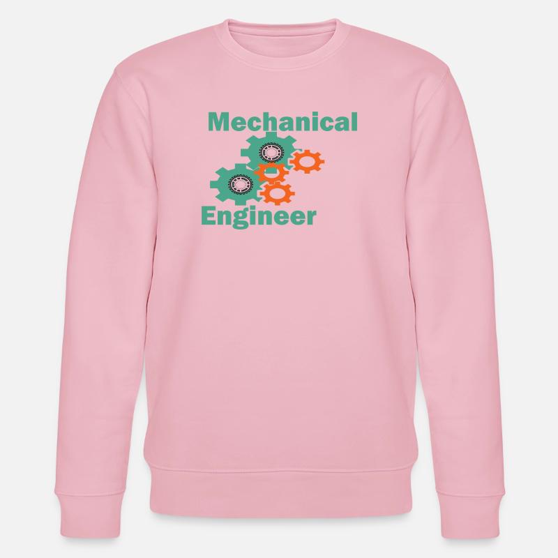 Mechanical Engineering Funny Engineer - Stanley/Stella CHANGER Unisex Organic Sweatshirt - cotton pink