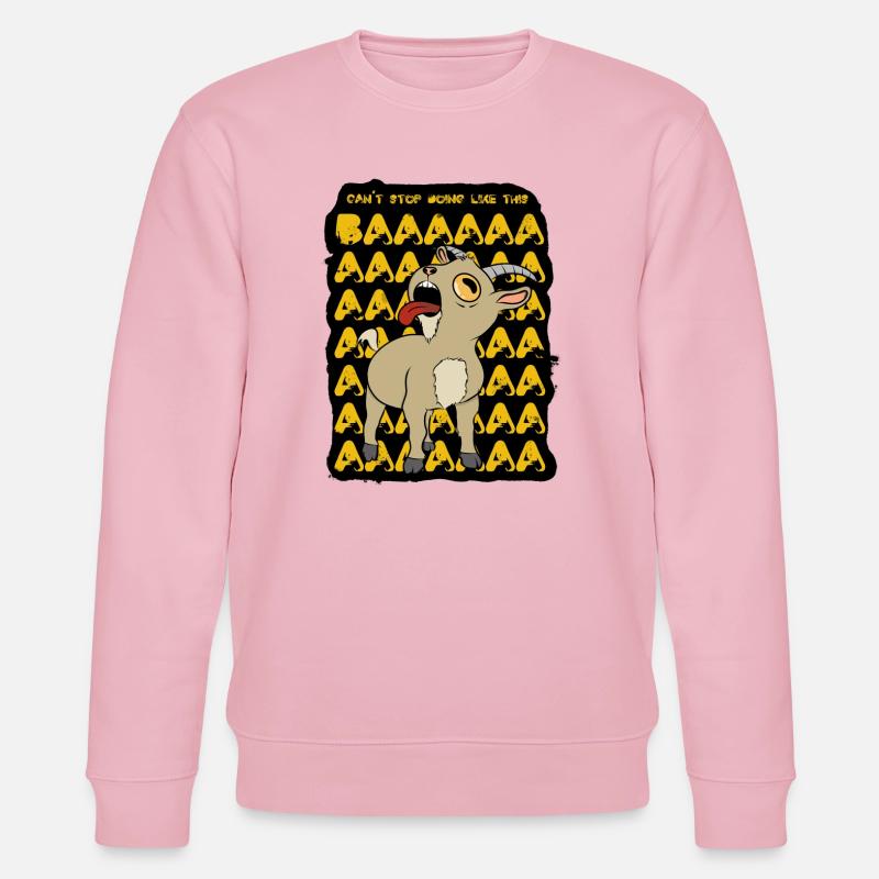 Can't stop doing like this - Stanley/Stella CHANGER Unisex Organic Sweatshirt - cotton pink