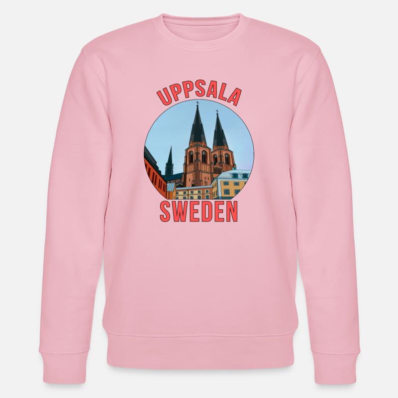 Uppsala, Schweden - Stanley/Stella Unisex Bio-Sweatshirt CHANGER  - Hellrosa