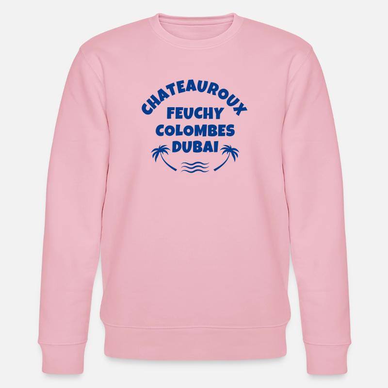 Feuchy, Erdöl, Châteauroux - Stanley/Stella Unisex Bio-Sweatshirt CHANGER  - Hellrosa