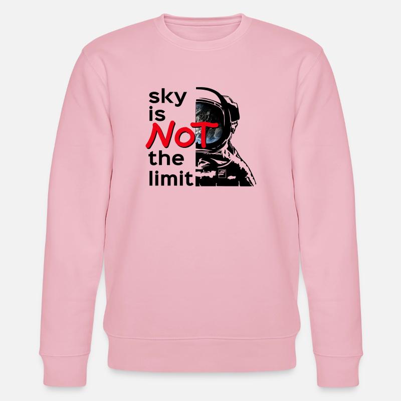 sky is Not the limit black - Stanley/Stella Unisex Bio-Sweatshirt CHANGER  - Hellrosa