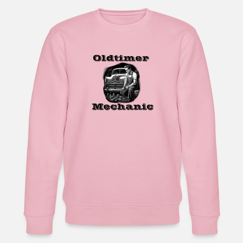 Oldtimer Mechanic - Stanley/Stella Unisex Bio-Sweatshirt CHANGER  - Hellrosa