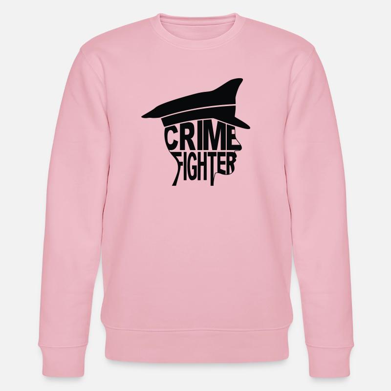 CrimeFighter - Stanley/Stella Unisex Bio-Sweatshirt CHANGER  - Hellrosa