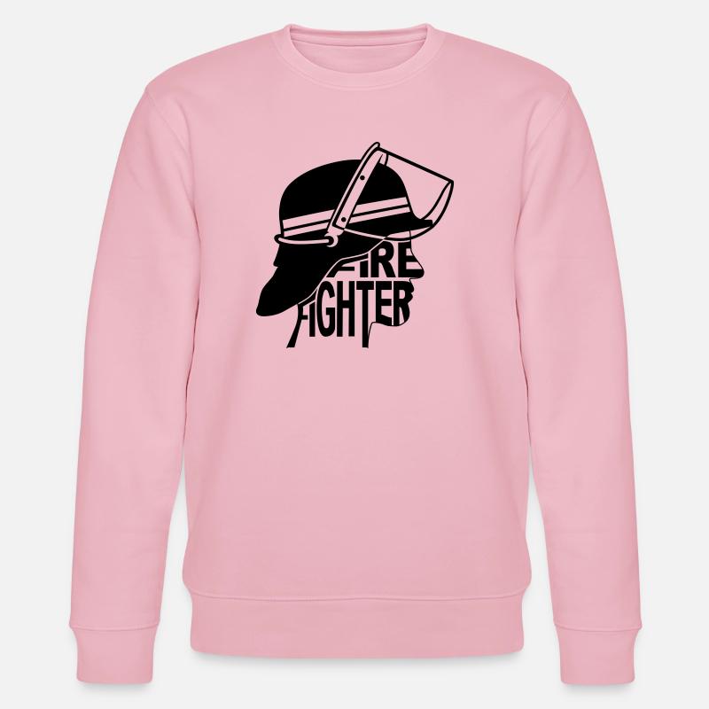 FireFighter - Stanley/Stella Unisex Bio-Sweatshirt CHANGER  - Hellrosa