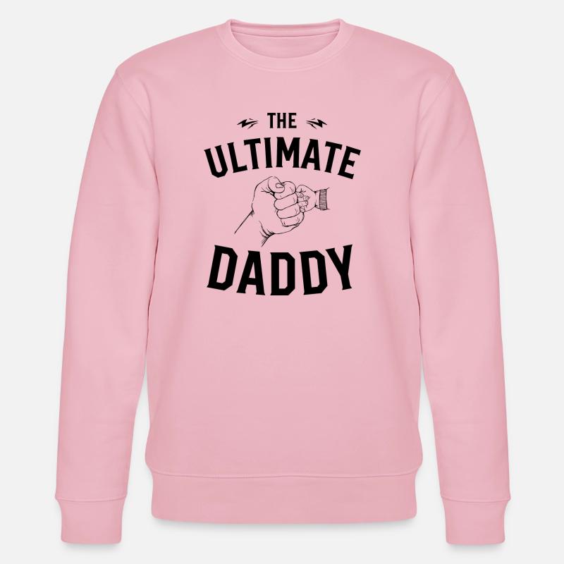 Geschenk 'The Ultimate Daddy' für Papa - Stanley/Stella Unisex Bio-Sweatshirt CHANGER  - Hellrosa