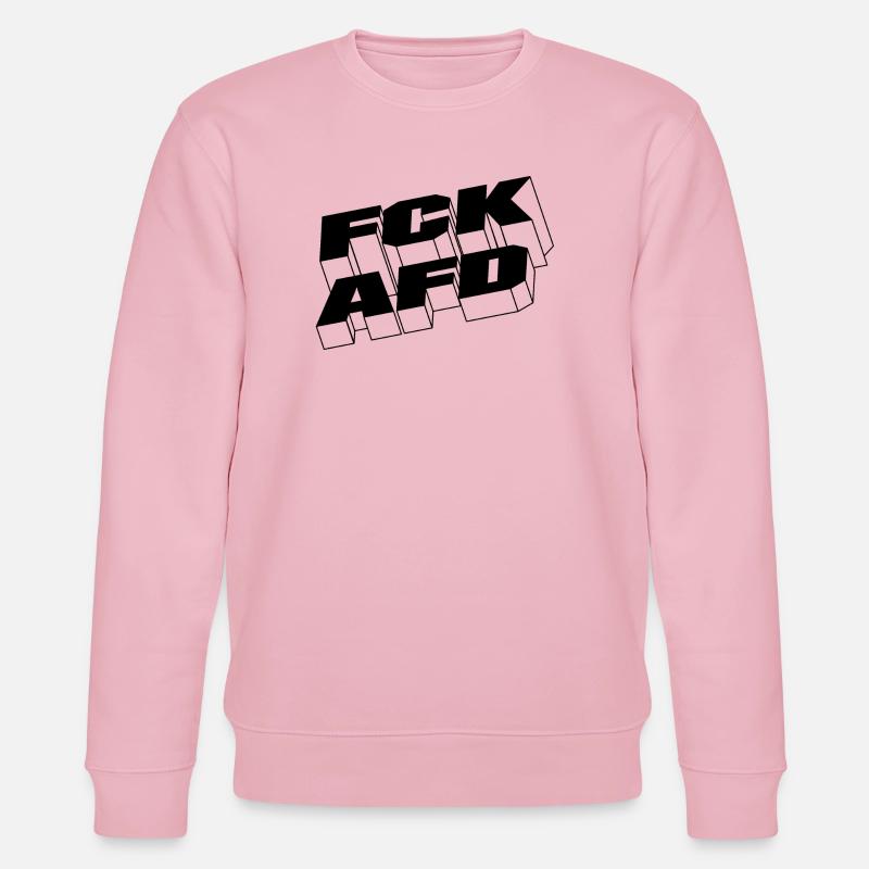FCKAFD - Stanley/Stella Unisex Bio-Sweatshirt CHANGER  - Hellrosa