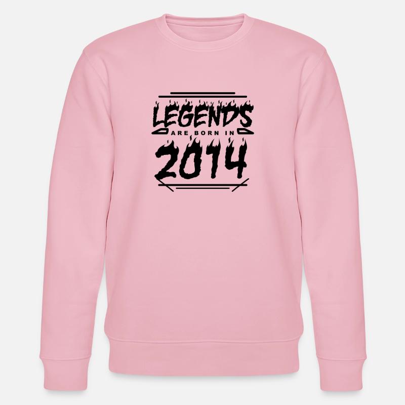2014 - Année 2014 - Année 2014 - Sweat bio CHANGER Stanley/Stella Unisexe - rose pâle