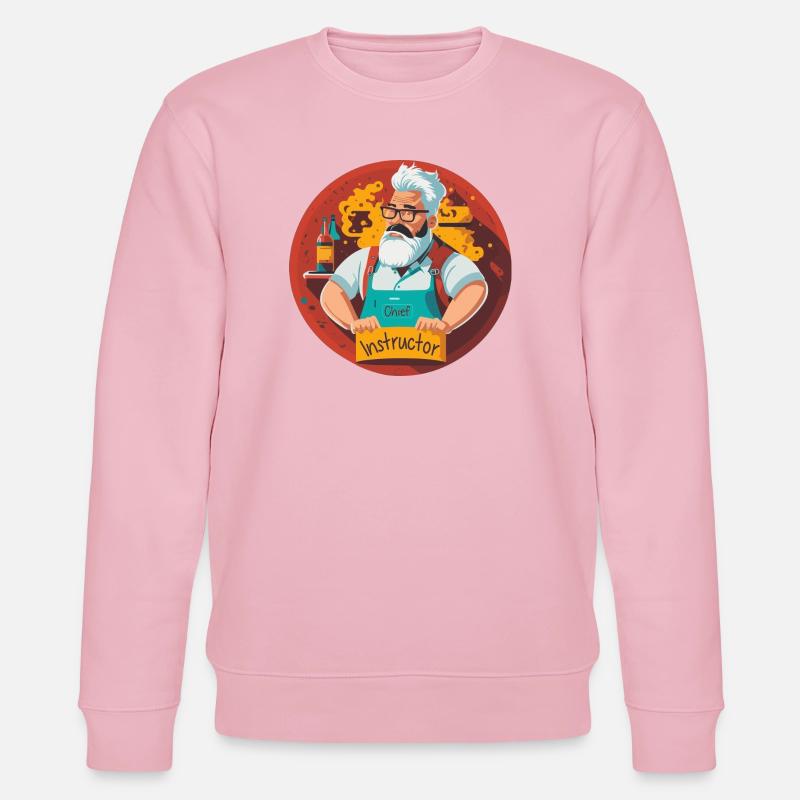 BBQ Main Instructor - Stanley/Stella CHANGER Unisex Organic Sweatshirt - cotton pink