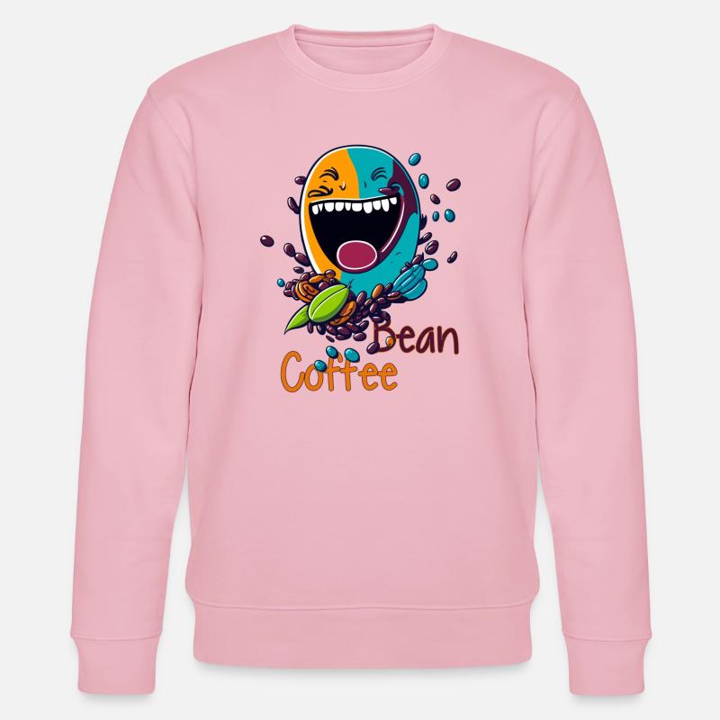 Grain de café rieur - Sweat bio CHANGER Stanley/Stella Unisexe - rose pâle