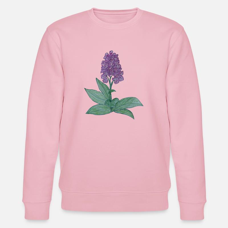 dänische Orchidee - Stanley/Stella Unisex Bio-Sweatshirt CHANGER  - Hellrosa