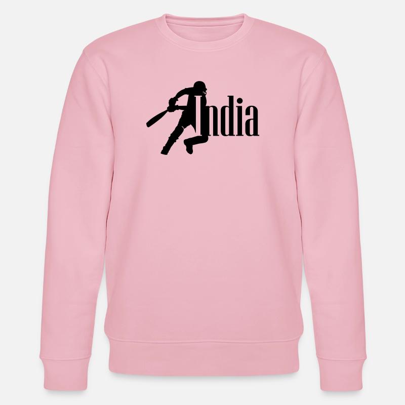 Indien Cricket - Stanley/Stella Unisex Bio-Sweatshirt CHANGER  - Hellrosa