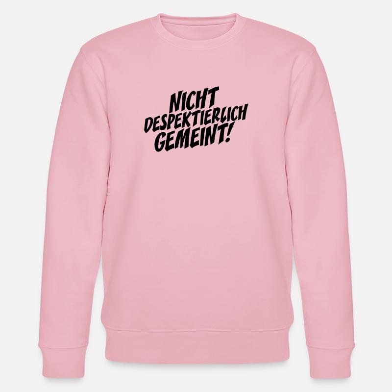 Nicht Despektierlich Gemeint - Stanley/Stella Unisex Bio-Sweatshirt CHANGER  - Hellrosa
