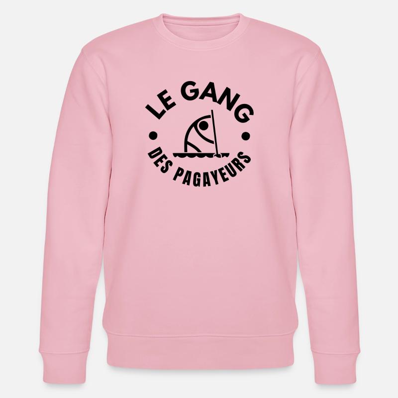 paddle, fan de paddle, pagayer, SUP - Sweat bio CHANGER Stanley/Stella Unisexe - rose pâle