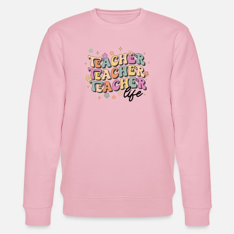 Lehrerleben - Stanley/Stella Unisex Bio-Sweatshirt CHANGER  - Hellrosa