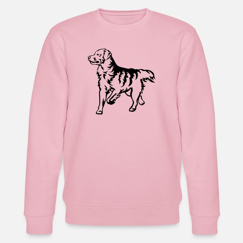 Golden Retriever - Stanley/Stella Unisex Bio-Sweatshirt CHANGER  - Hellrosa